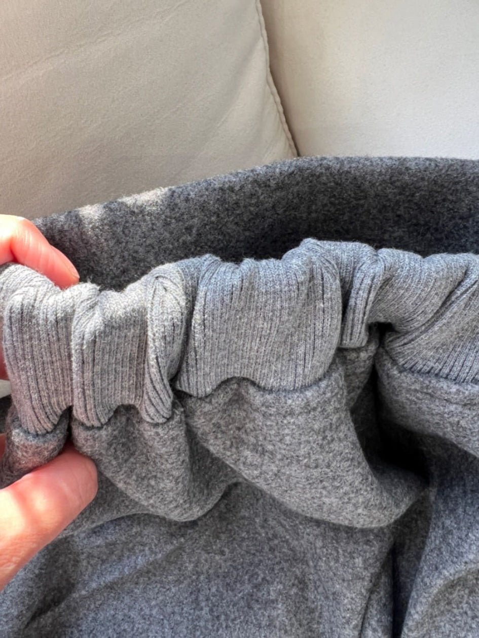 뒷밴딩 울팬츠 (8부~9부)