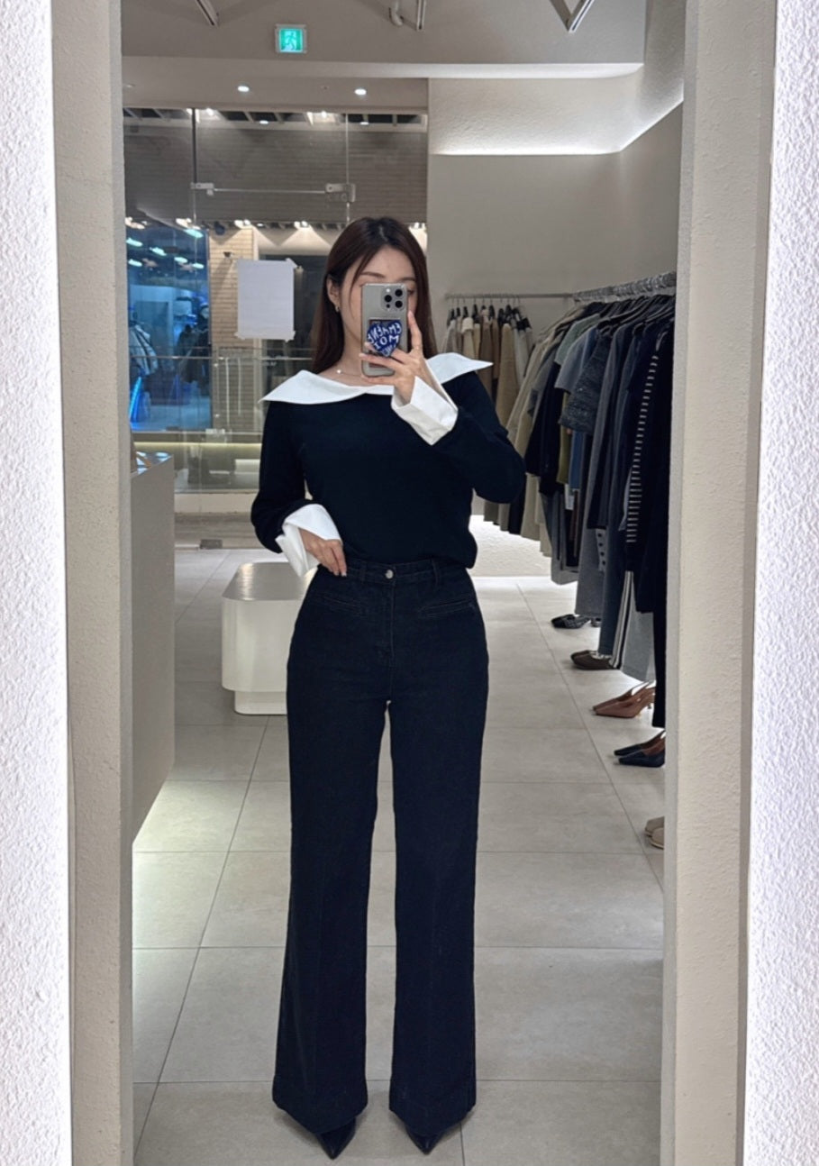 🍂 오프숄더 커프스 티셔츠