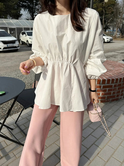 플레어 블라우스