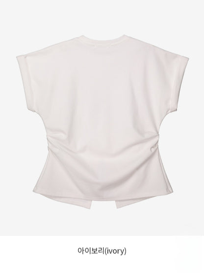 ⭐️ 앞트임 포인트 라운드T [2size]