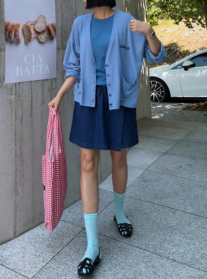☀️자수 루즈핏 가디건