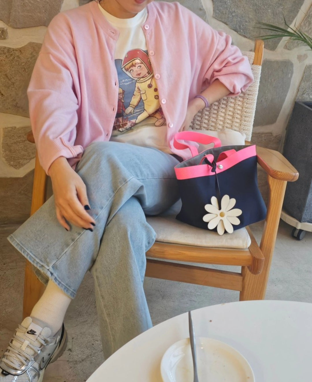 엘베샤프리에st 나일론 방수 에코백 토트백