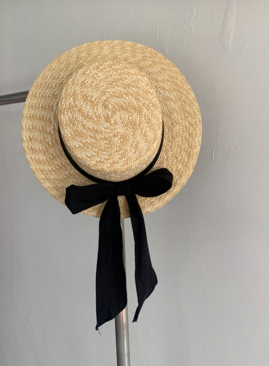 🏖 멋녀 리본 라피아햇