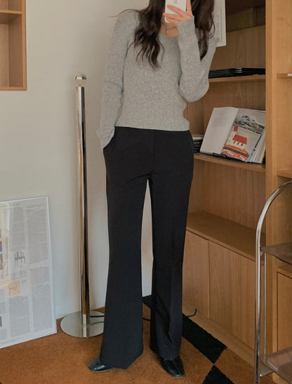 부츠컷 슬랙스 (기모)