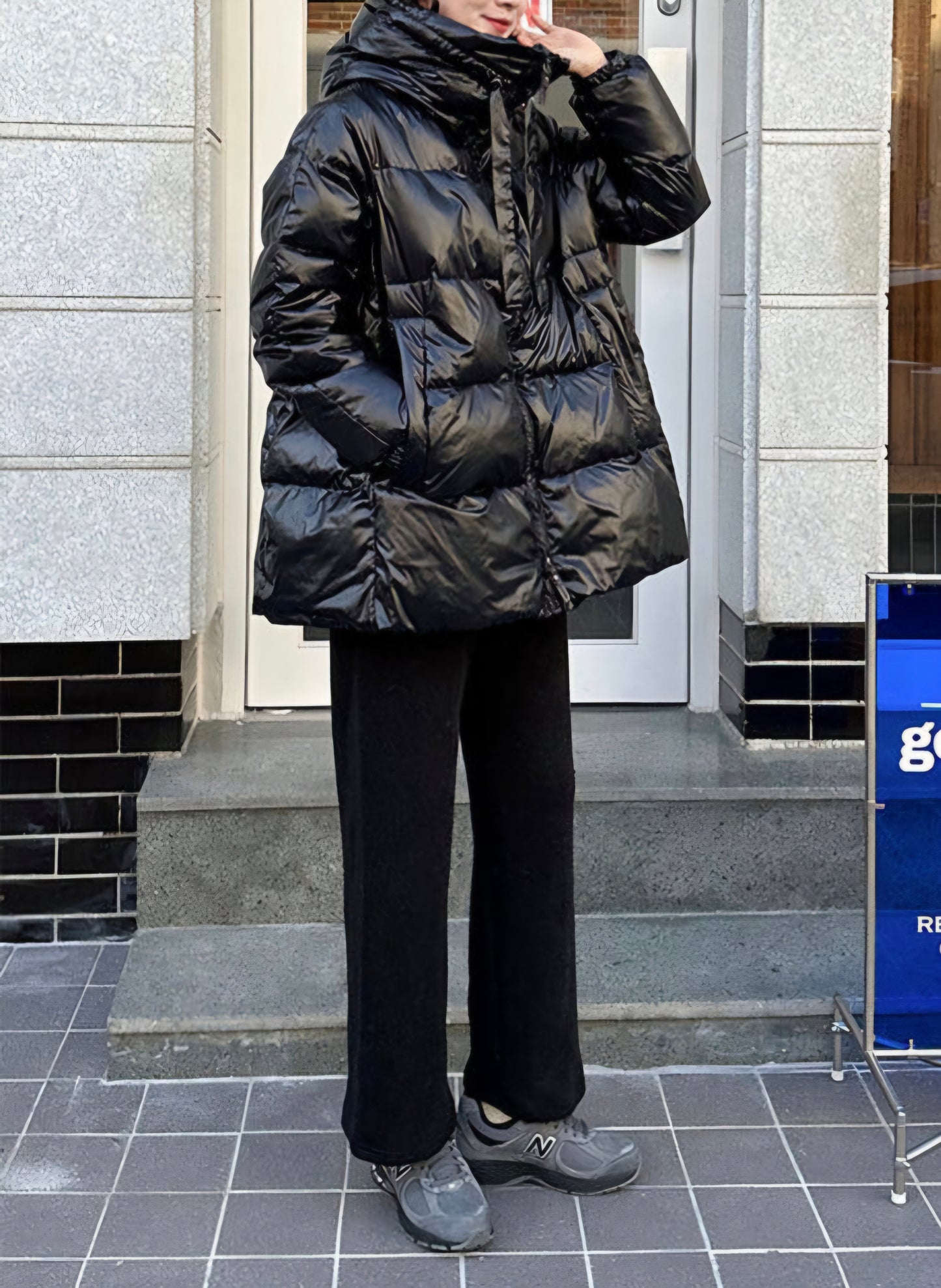 아방 패딩 duck down 100%