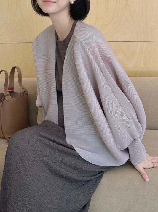 ⭐️[럭스] 플리츠 볼레로 볼륨 가디건