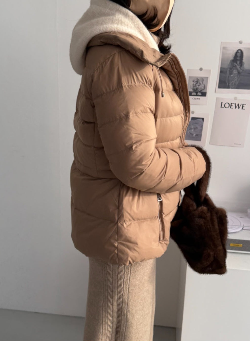 도톰 후드머플러 넥워머 바라클라바
