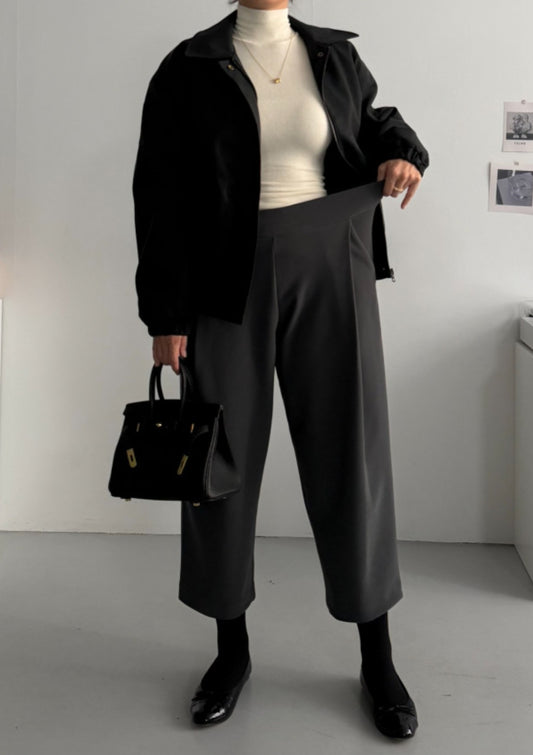 멋스러운 스판 밴딩 배기슬랙스