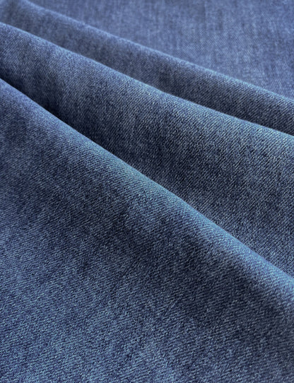 [S~2XL] 뒷밴딩 와이드 통데님