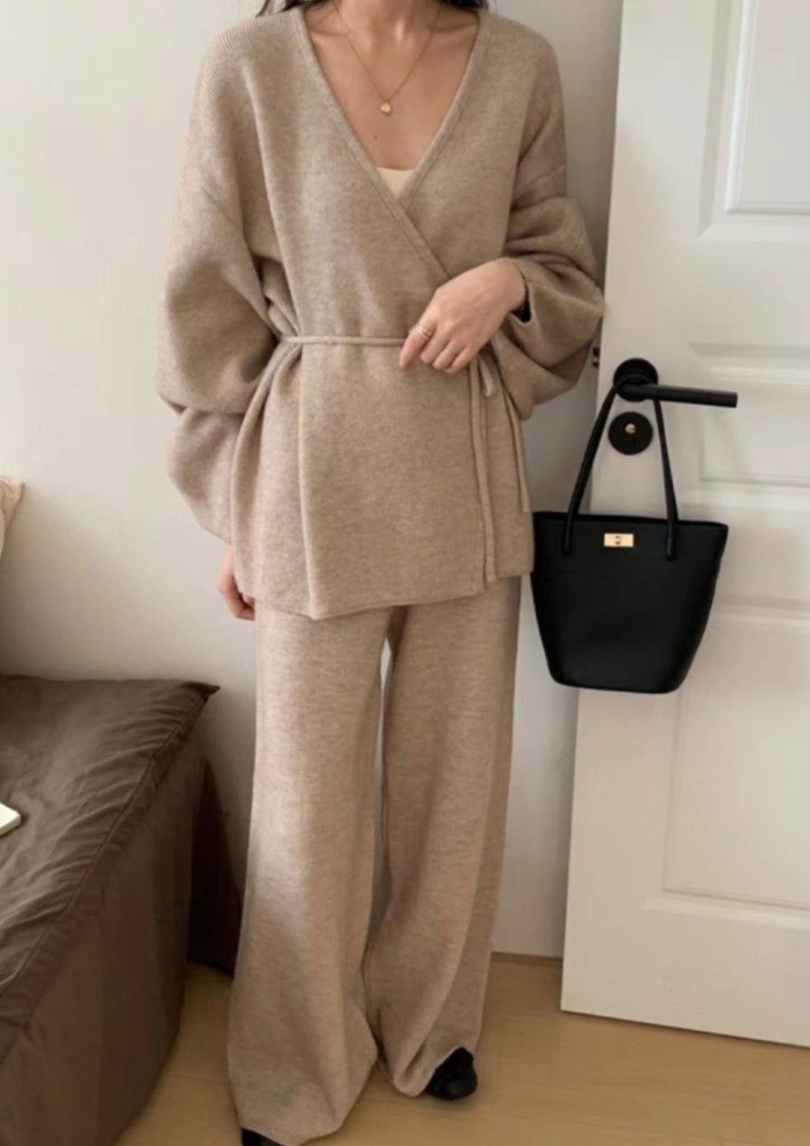 (NEW) 보들니트 벌룬가디건 팬츠 SET