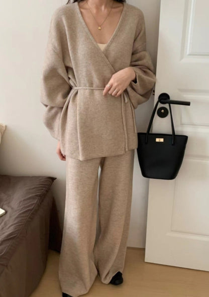 (NEW) 보들니트 벌룬가디건 팬츠 SET