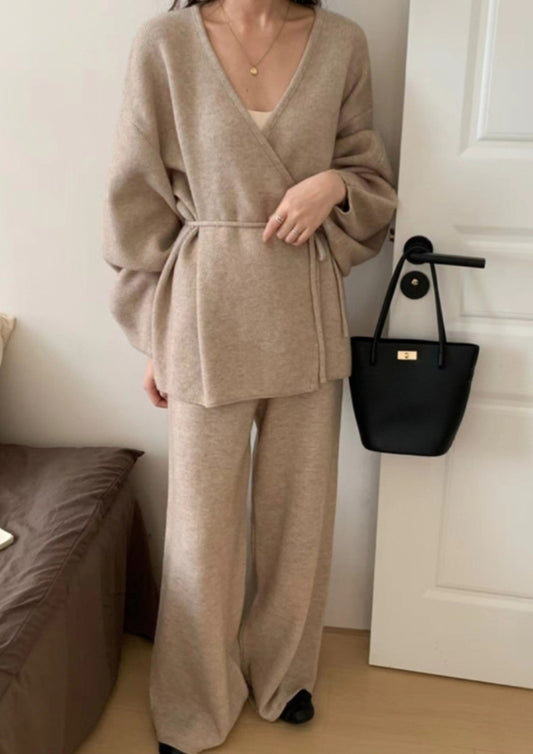 (NEW) 보들니트 벌룬가디건 팬츠 SET