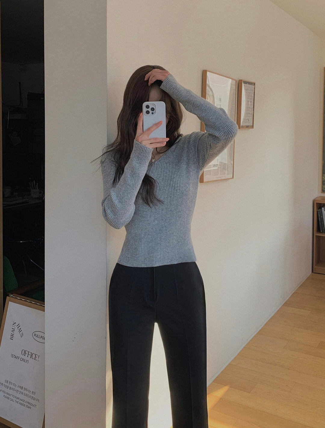 부츠컷 슬랙스 (기모)