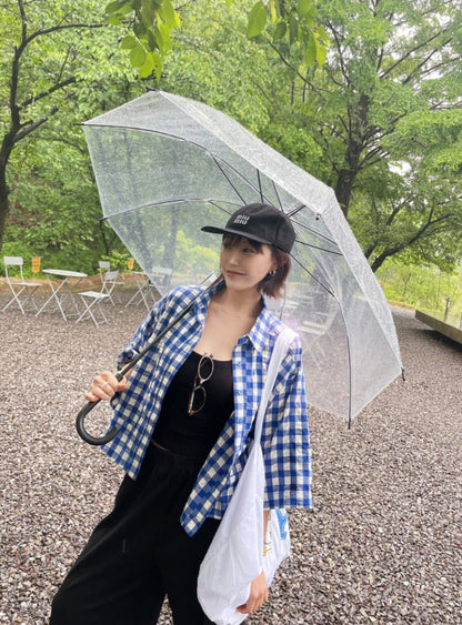 ☀️포켓 체크 셔츠