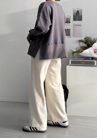 시보리 트임 맨투맨