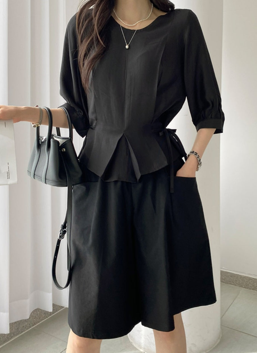 ☀️A라인 7부 밴딩팬츠