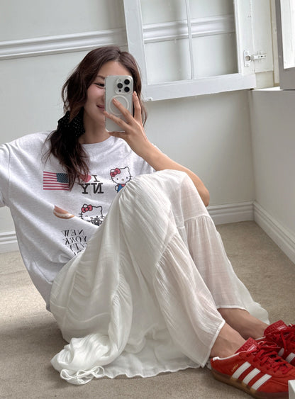 [벨트set] 시어 캉캉 스커트