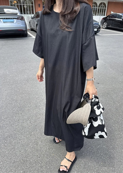 썸머 바스락 라운드 원피스