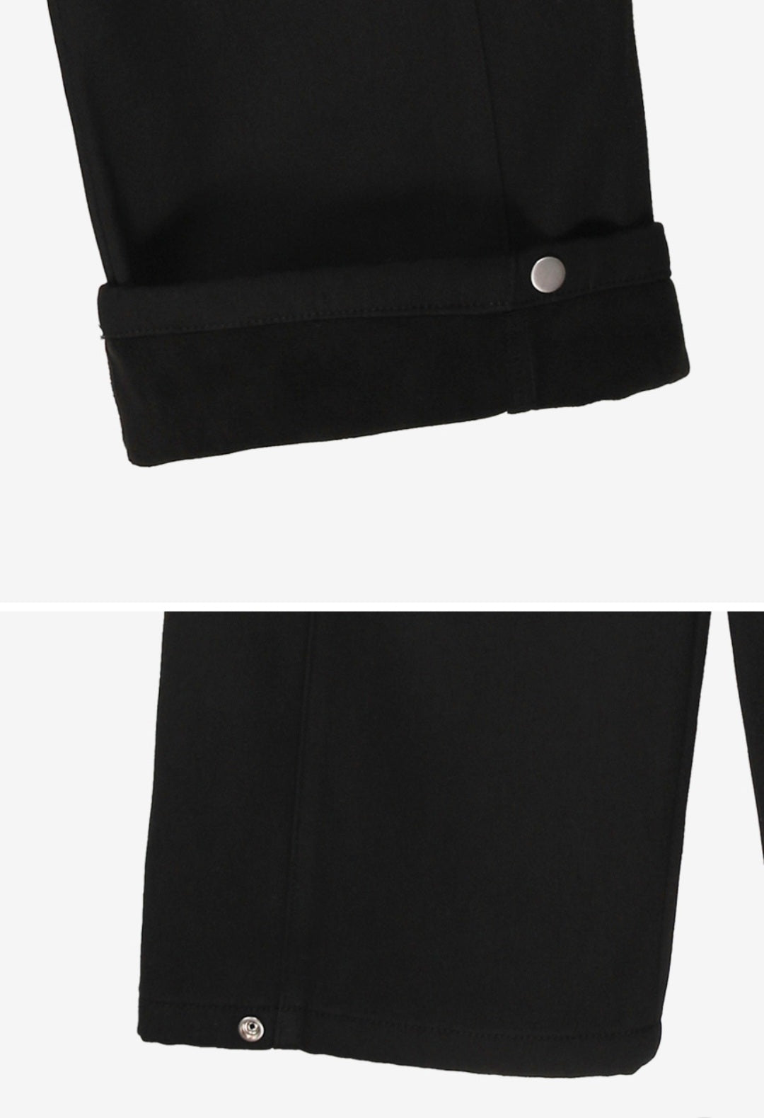 (NEW) 폴딩 코튼 와이드 청바지 S-2XL 3단기장