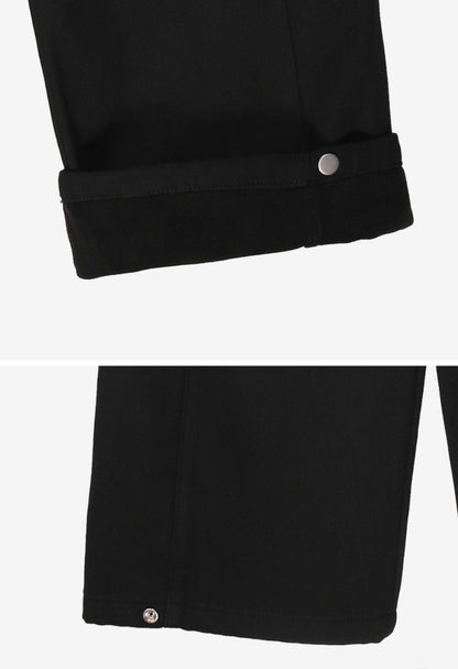 (NEW) 폴딩 코튼 와이드 청바지 S-2XL 3단기장