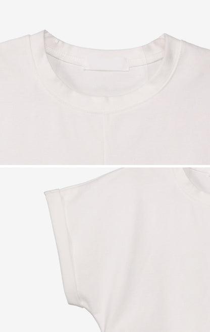 ⭐️ 앞트임 포인트 라운드T [2size]