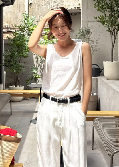 ☀️[여름필수] 린넨 루즈 나시티