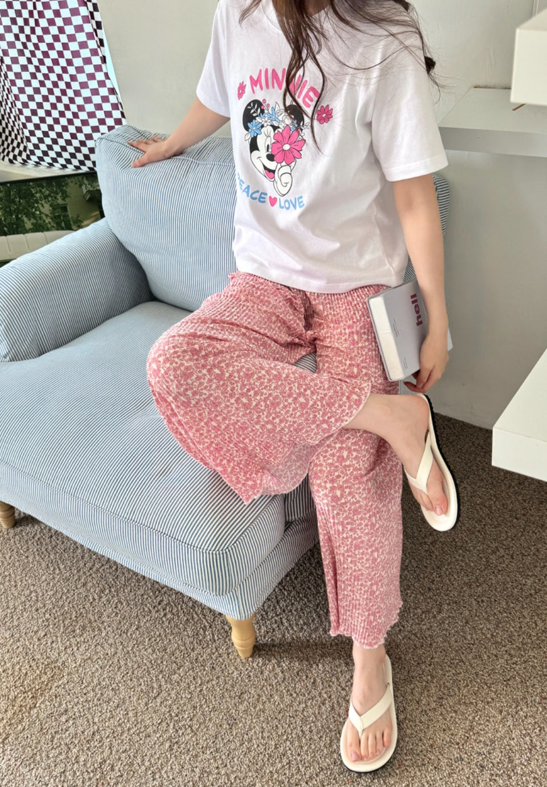 💐플리츠 밴딩팬츠 (2size)