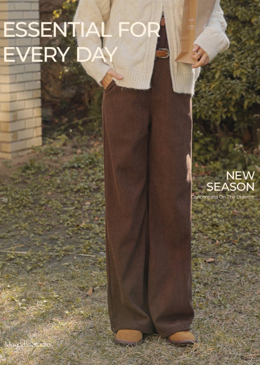 (NEW) 골덴 와이드팬츠 S-2XL 3단기장