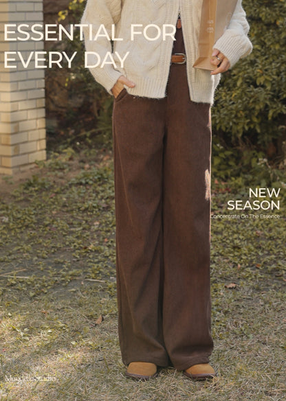 (NEW) 골덴 와이드팬츠 S-2XL 3단기장