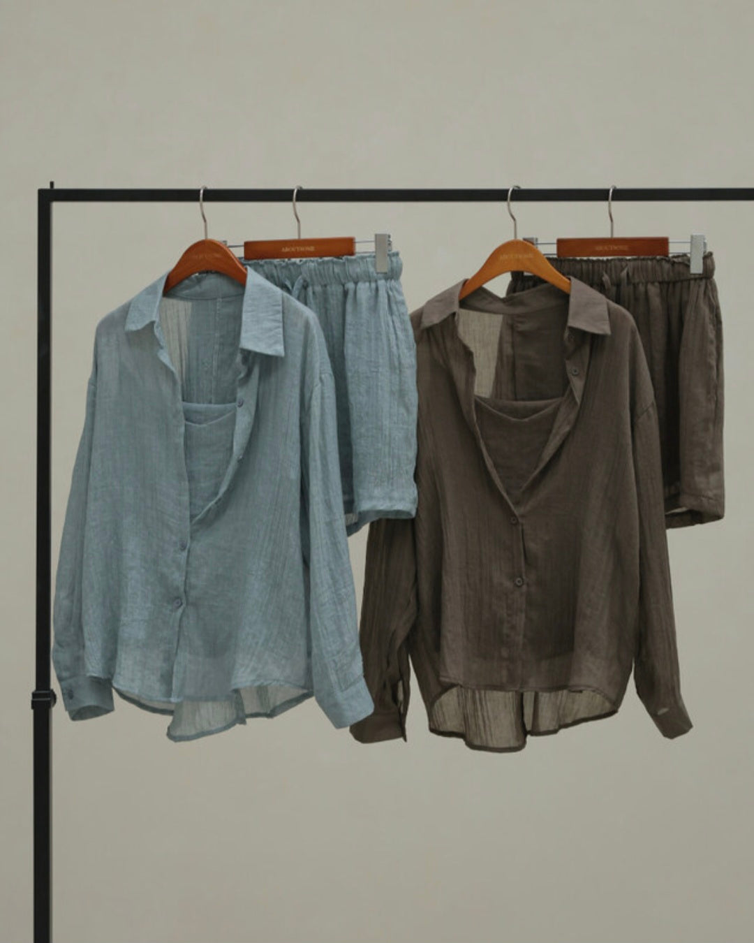 트리플 워싱 썸머 셋업 (3pcs)