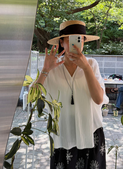 ☀️키엘 루즈핏 블라우스
