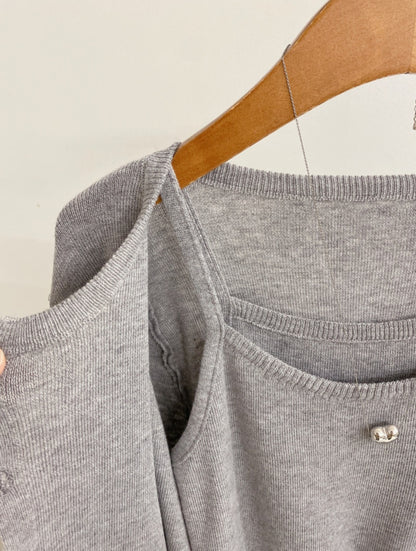 ⏩️ 플레어 나시& 라운드넥 가디건 Set