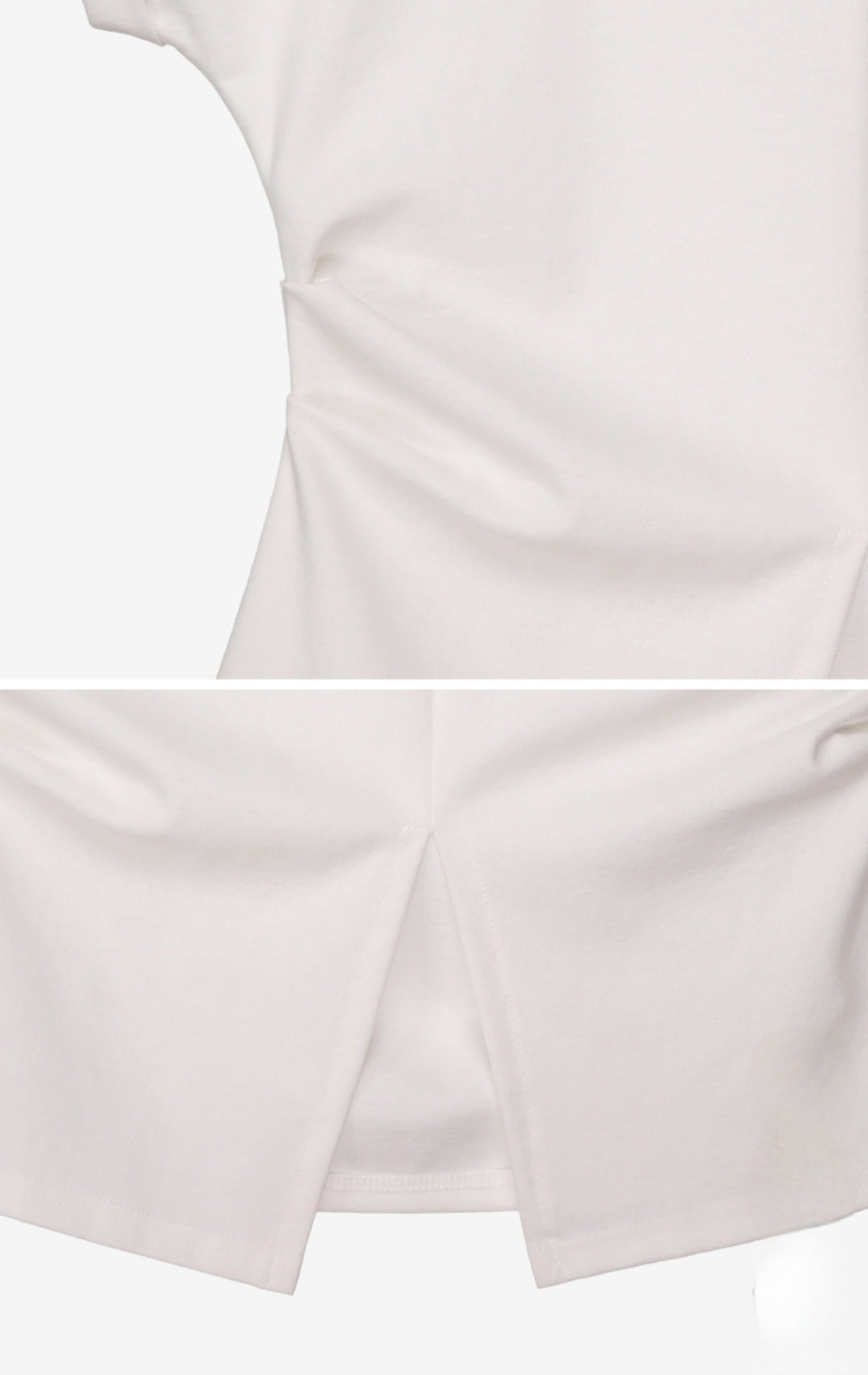 ⭐️ 앞트임 포인트 라운드T [2size]