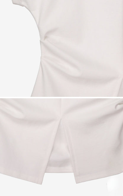 ⭐️ 앞트임 포인트 라운드T [2size]