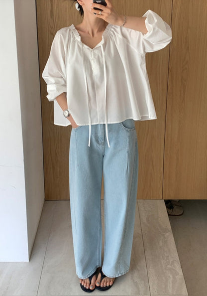 ☀️다트 절개 커브핏 데님[S-L]