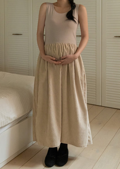 골덴 레이어드 나시원피스