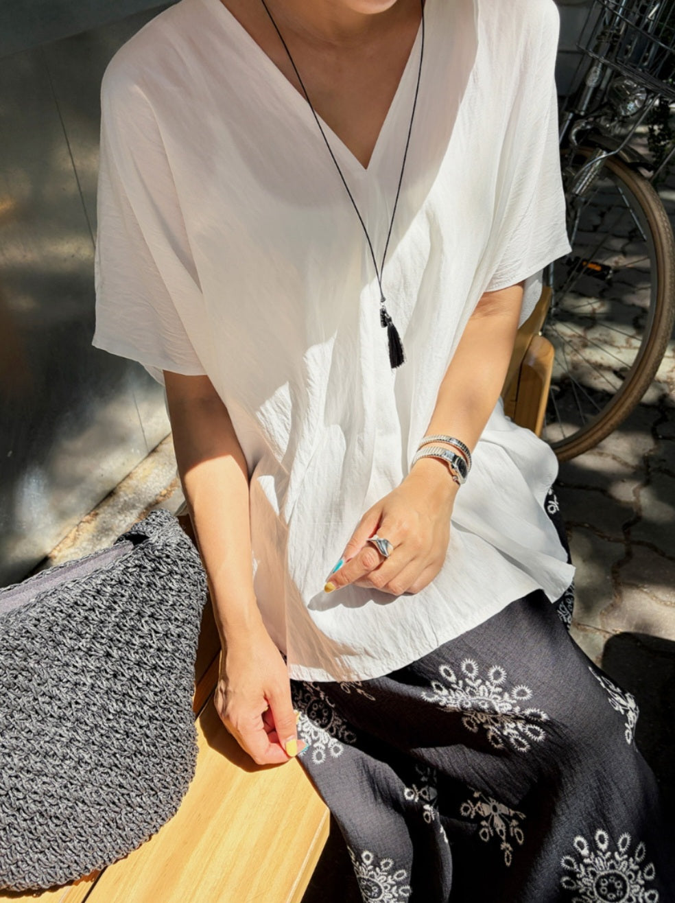 ☀️키엘 루즈핏 블라우스