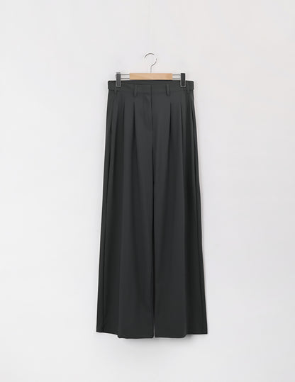 🧊 냉감 투핀턱 와이드 쿨슬랙스 [S-2XL]