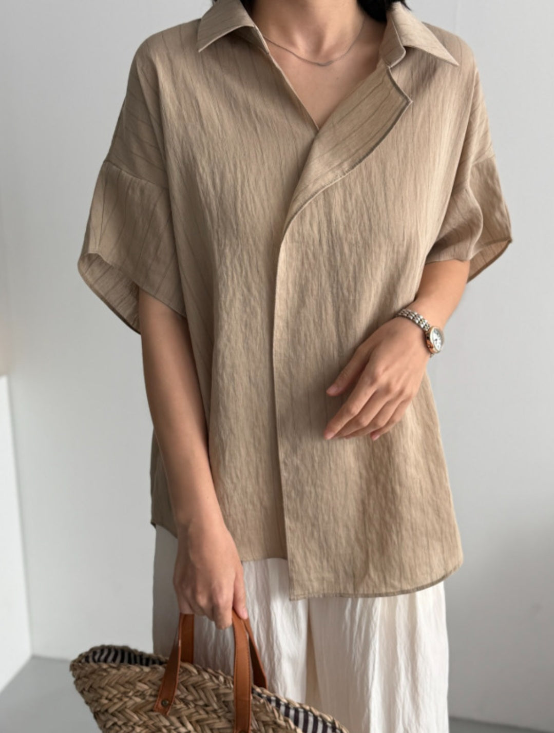 린넨 셔츠 블라우스