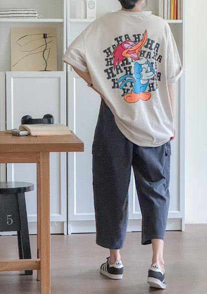 🏖 카고포켓 8부 배기 데님팬츠