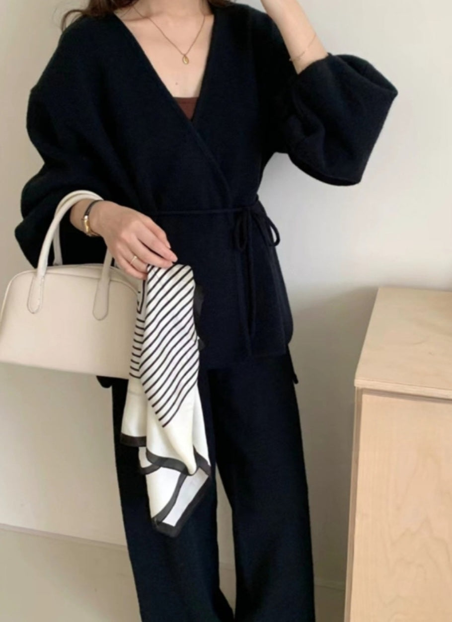 (NEW) 보들니트 벌룬가디건 팬츠 SET