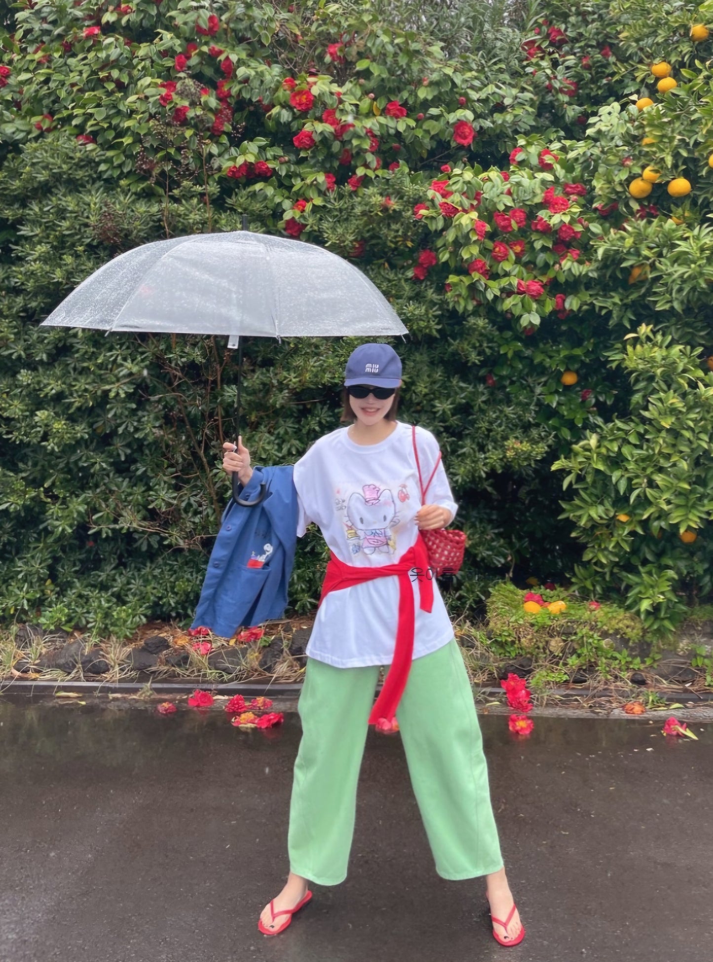 ☀️해피키티 박시 티셔츠