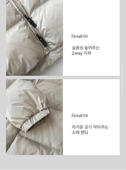 아방 패딩 duck down 100%