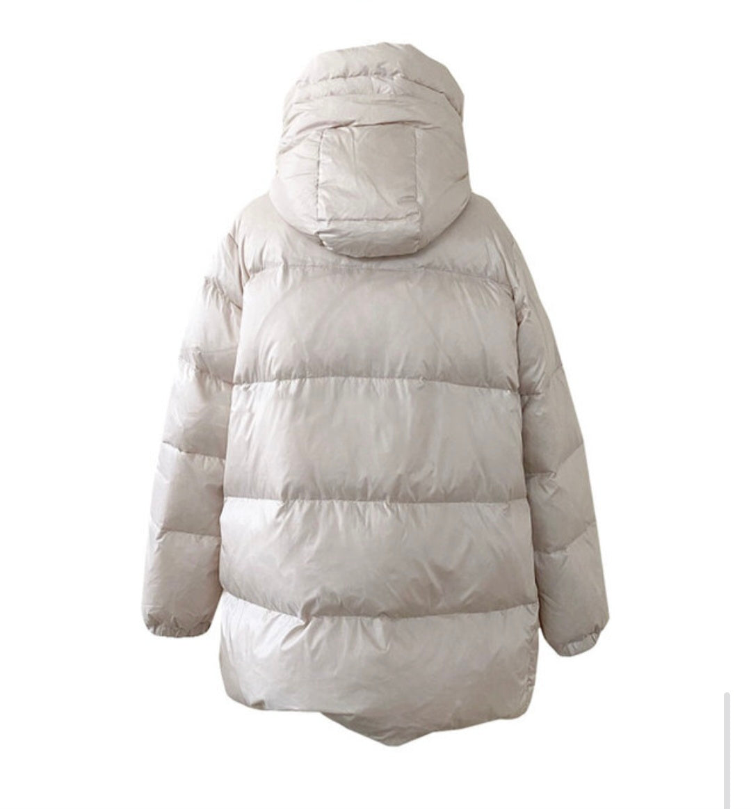 아방 패딩 duck down 100%