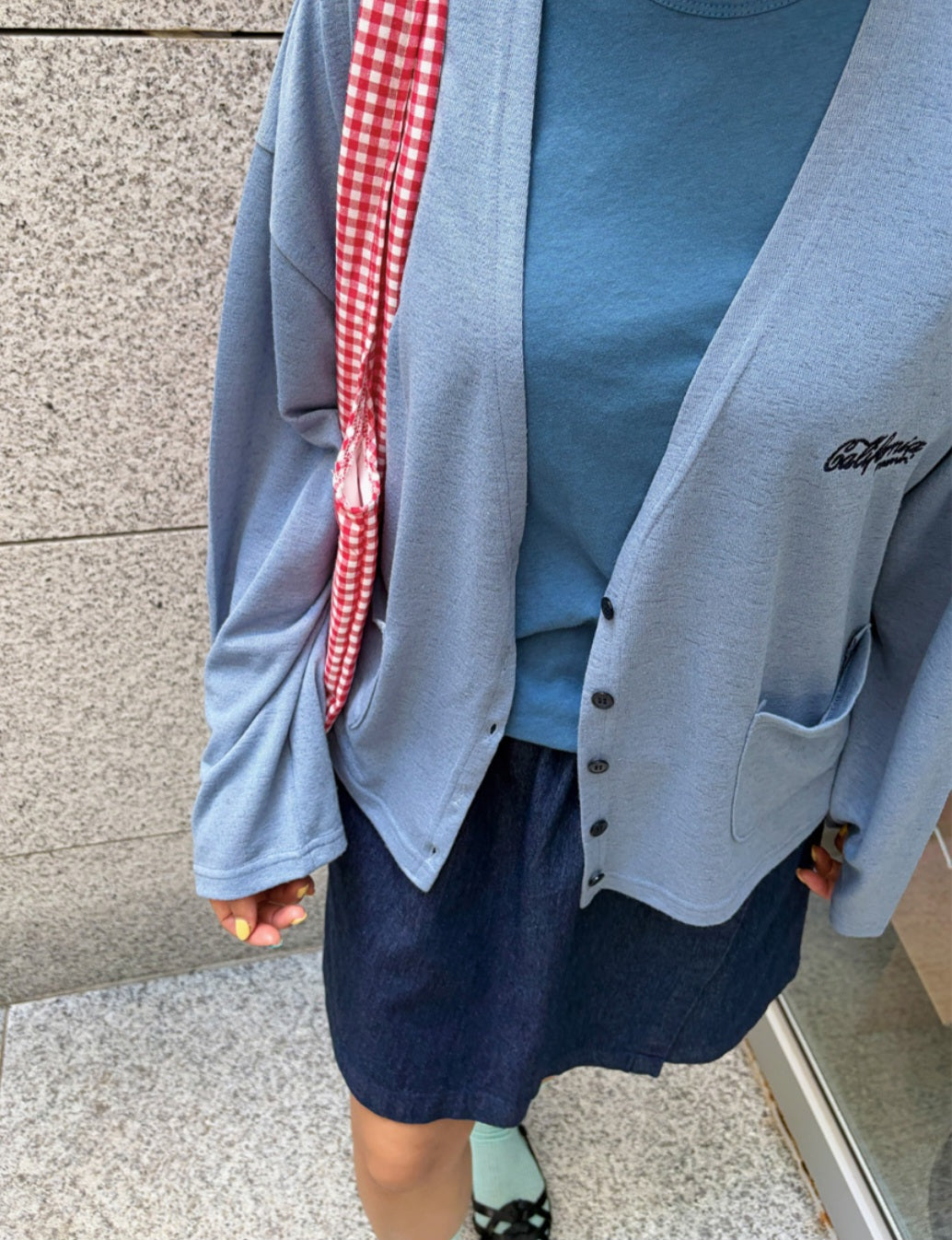 ☀️자수 루즈핏 가디건
