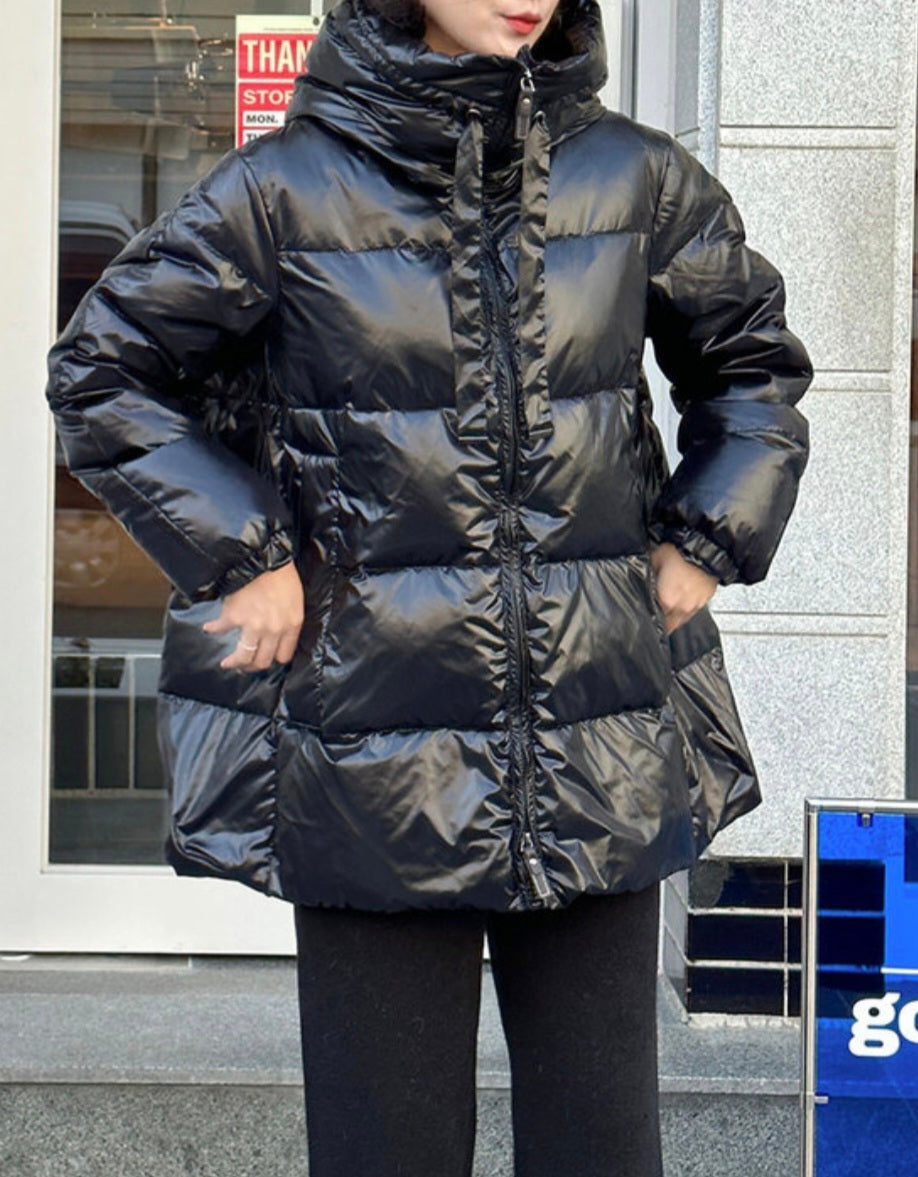 아방 패딩 duck down 100%