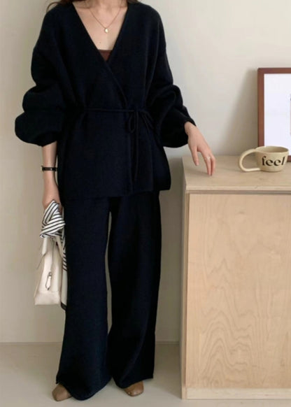 (NEW) 보들니트 벌룬가디건 팬츠 SET