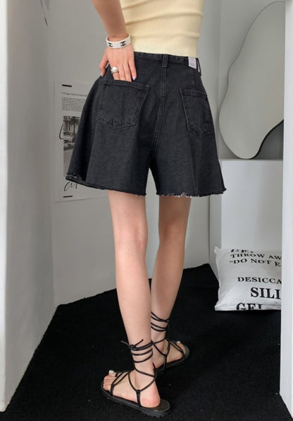 ☀️플레어 데님 반바지 [S-L]