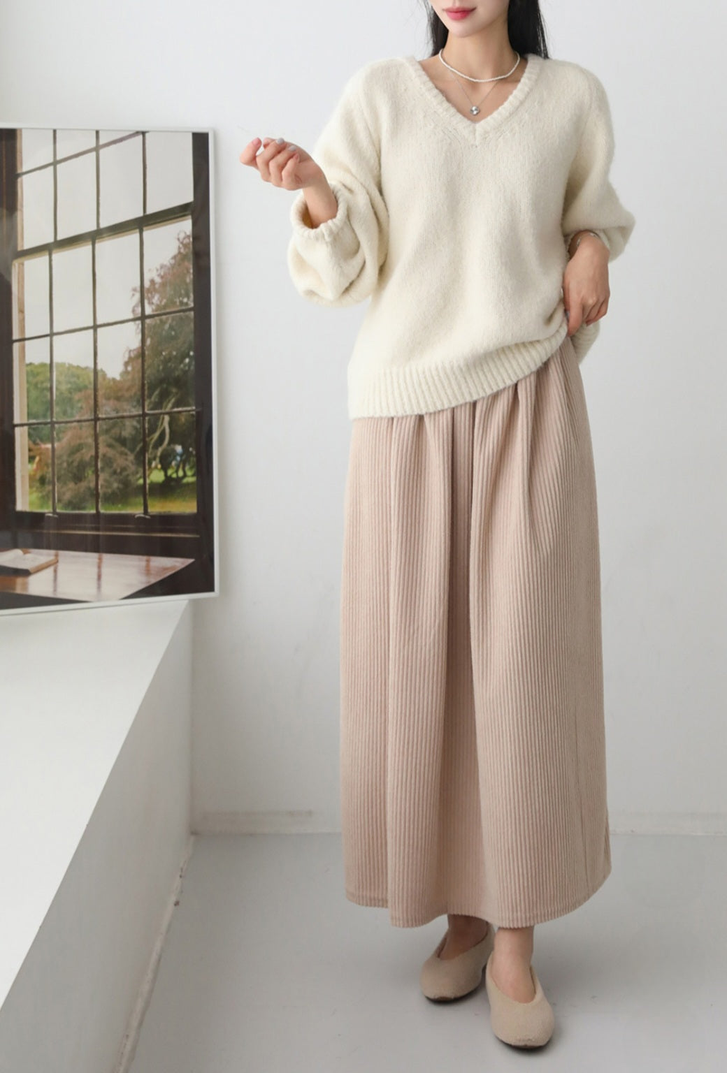 골덴 레이어드 나시원피스