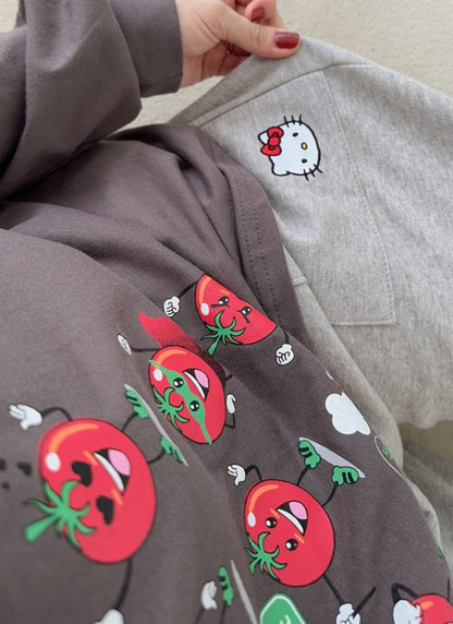 🍂 토마토 프린팅 티셔츠